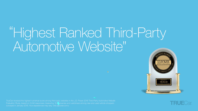 TrueCar Named Highest Ranked Third Party Automotive Website