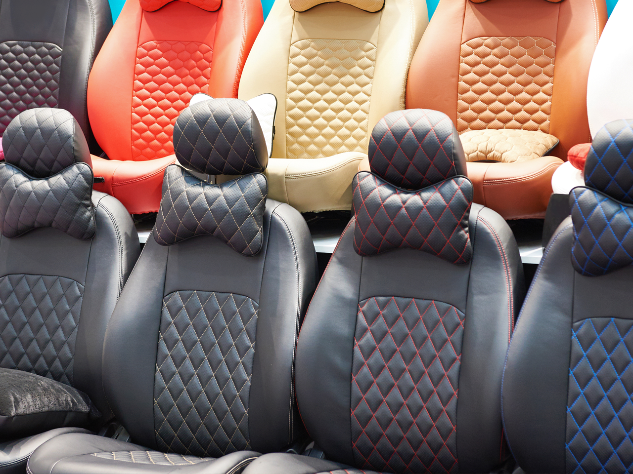 3 Pcs Universal Automotive Seat Covers Full Set masubons Car Seat Cushion Full Set Breathable Anti-Slip Car Seat Covers Cushions for Auto Supplies Interior Fit for SUV/Truck/Sedan Beige 